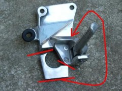 純正タンデムステップを 純正タンデムステップを