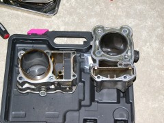 取り出したシリンダー 取り出したシリンダー