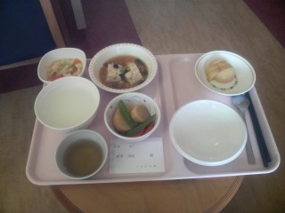 煮物中心のお昼 煮物中心のお昼