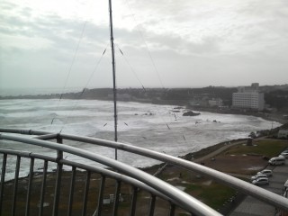 海の荒れ具合パねぇっすw 海の荒れ具合パねぇっすw