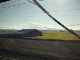 手前の時空が歪んでるw 手前の時空が歪んでるw