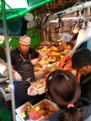 築地の場外 築地の場外